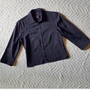 Ralph Lauren Tartan Plaid Label Blouse